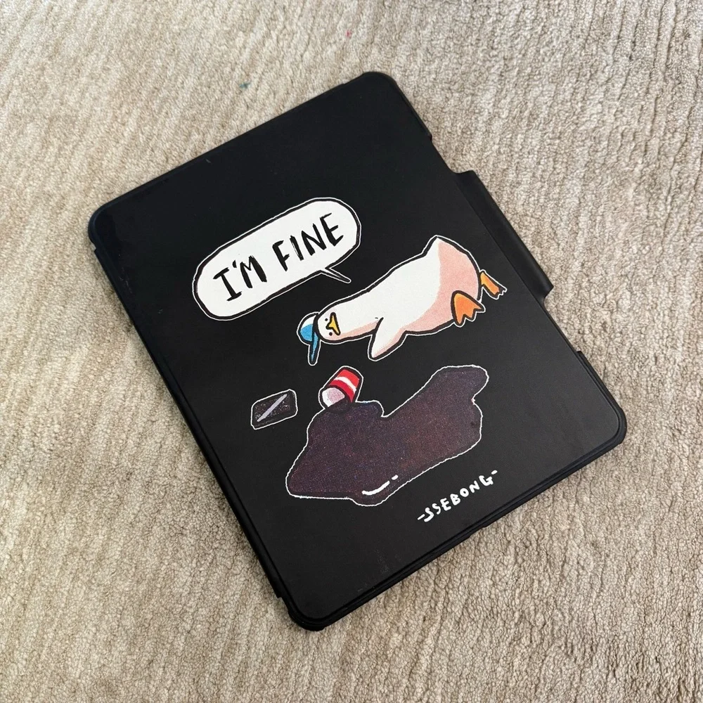 Casetify “I'm fine” Impact Folio Case By SSEBONG IPad Pro 13 inch - Picture 2 of 10